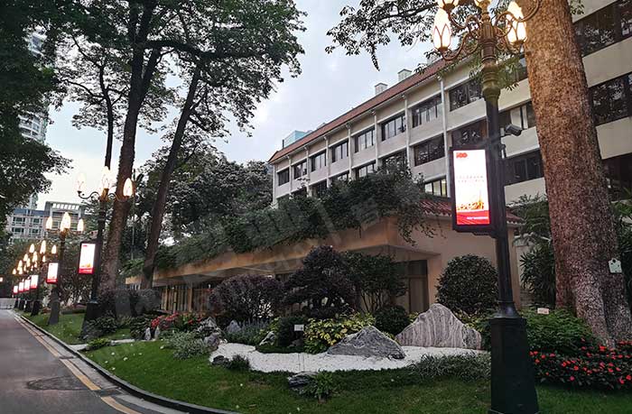 pole led screen